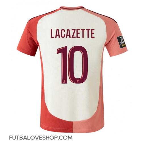 Dres Olympique Lyonnais Alexandre Lacazette #10 Tretina 2024-25 Krátky Rukáv